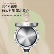 志高电水壶家用烧水壶双层防烫自动断电保温热水壶办公室1.8L容量