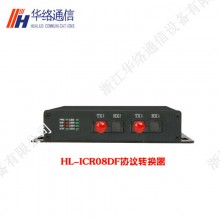 HL-ICR08DF协议转换器 光纤接口RS232/422/4 85转换