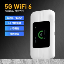 SRT875H 5G移动热点2.4GHz 5GHz SIM卡WiFi6 2.4英寸触摸屏路由器