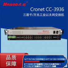 Mexon兆越 Crolink-TS-3936-GX4+三层千兆工业以太网交换机